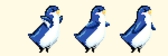 ドット絵『飛ぶペンギン’s』