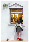 銀座ワシントン壁画「ハイヒールに憧れる女の子」