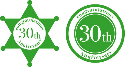 30周年記念ロゴ