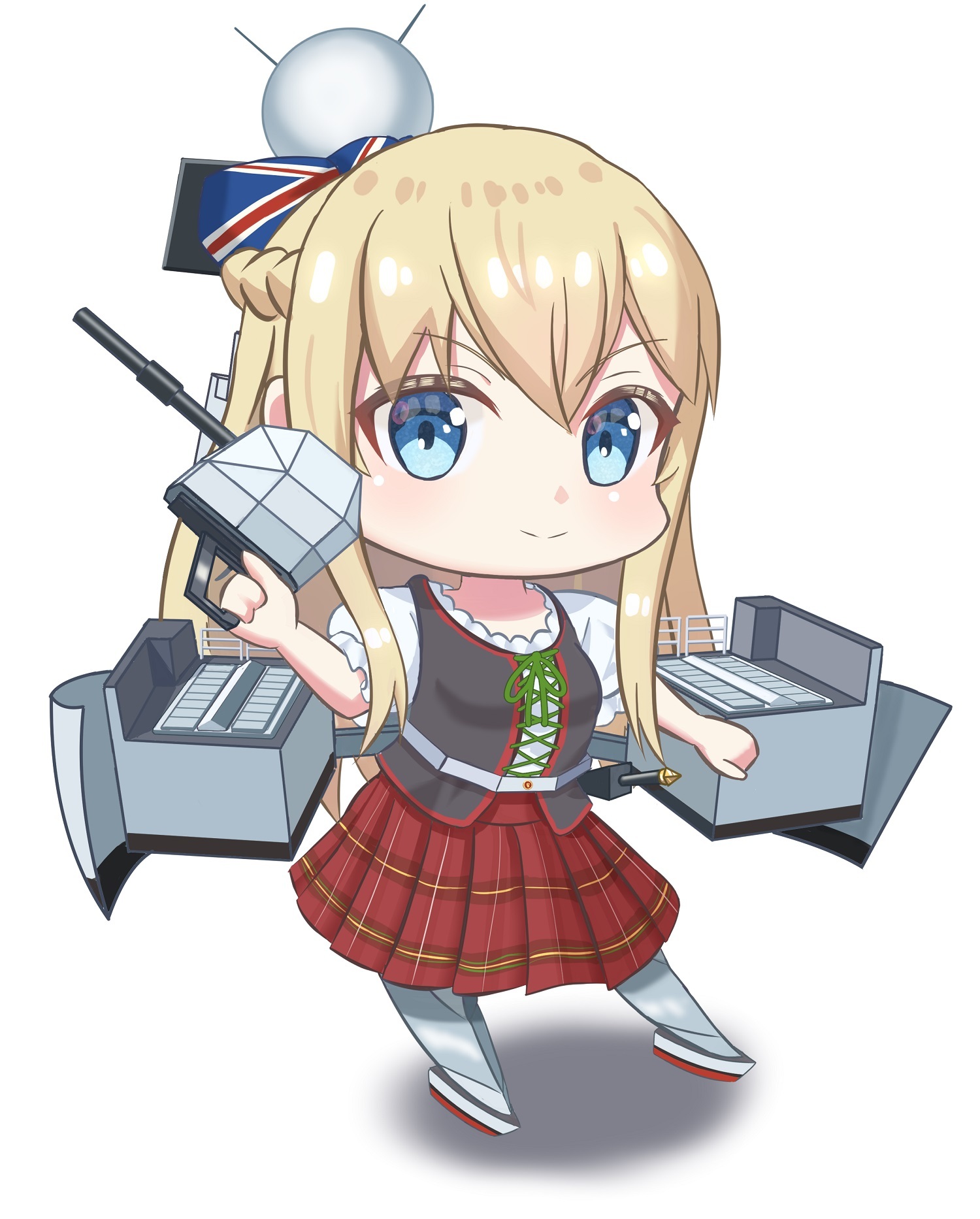 英国海軍45型ミサイル駆逐艦擬人化 SDキャラ