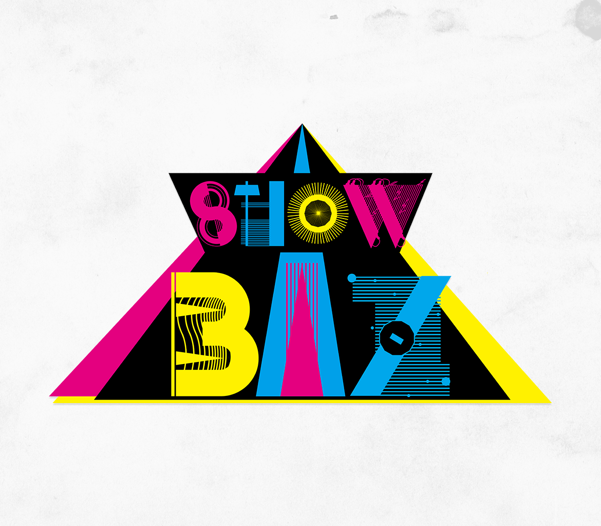 「SHOW BIZ」ロゴデザイン